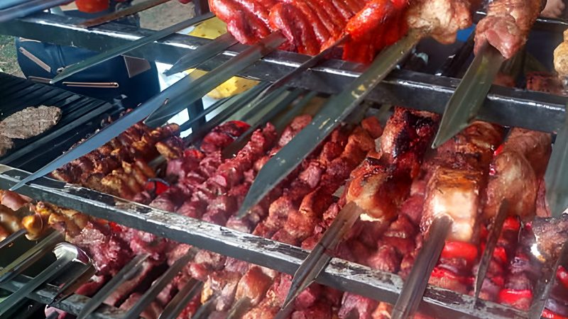 Espadas de carne al estilo brasileño